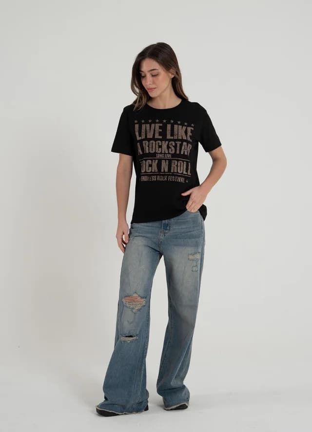 Remera ROCK STAR