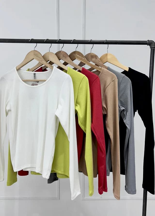 Remera M/L basica morley algodon