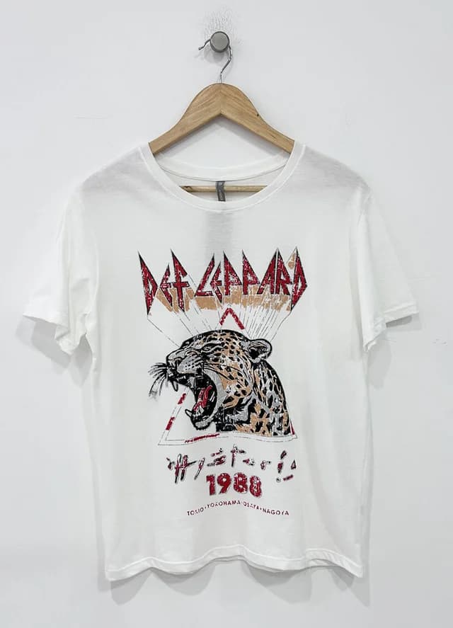 Remera DEF LEPPARD 1988