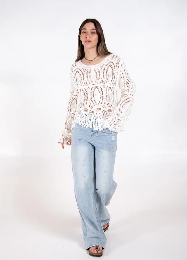 Tejido m/larga crochet